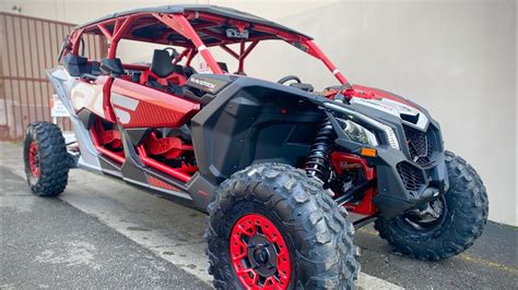 Hp Canam Maverick X X Rs Turbo Rr Fiery Red And Hyper Silver