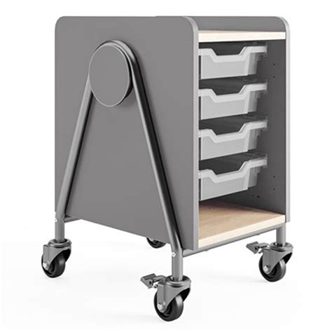 Storage Carts Safco® Whiffle Mobile Storage 27 14 Inh Single Cart