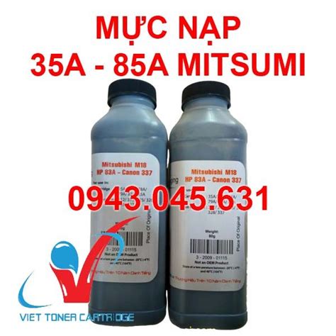 Mực Nạp 35a 85a 78a 83a 48a 79a Mitsubishi M18 Mực In Viet Toner