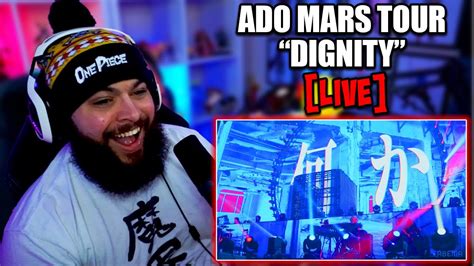 Pianist First Time Reaction Ado Dignity Live Mars Tour Youtube