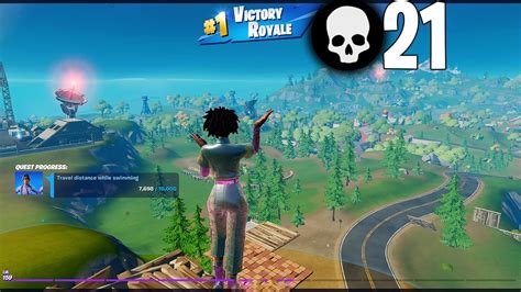 High Elimination Solo Vs Squads Insane Win Gameplay Full Game Season 7 Fortnite Pc Controller