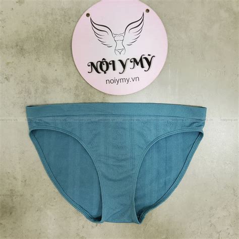 Quần lót Victorias Secret bikini thun seamless màu xanh ve chai 177498qd2 Nội y Mỹ