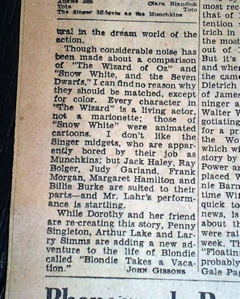 Wizard Of Oz Premiere Review Rarenewspapers