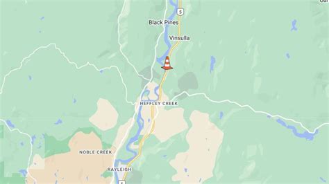 Geotechnical Investigation Underway On Highway North Of Heffley Creek