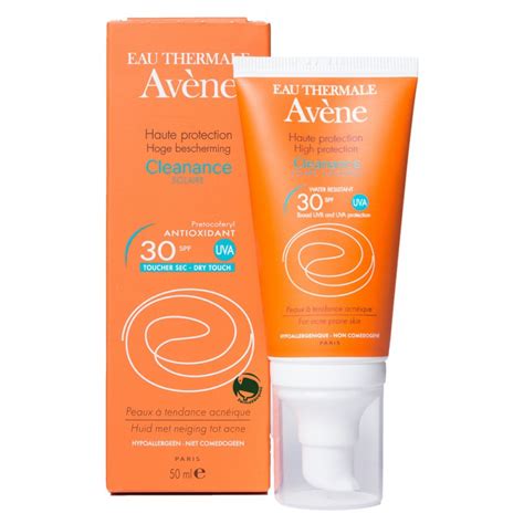 Crema Solar Avene SPF30 50ml Para Cuidado De Pieles Grasas O Acneicas