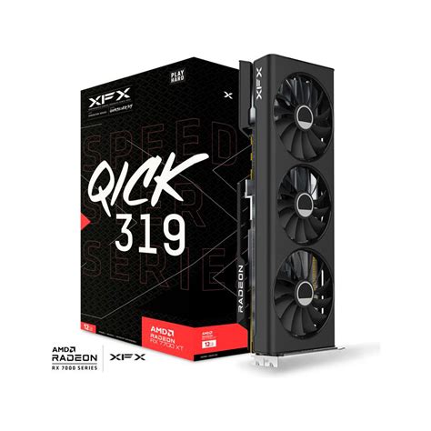 Gr Fica Xfx Speedster Qick Black Edition Amd Radeon Rx Xt Gb