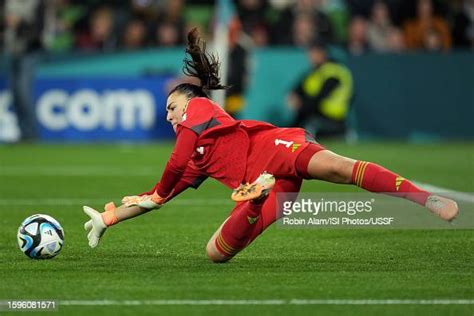 Zecira Musovic Of Sweden Makes A Save During Extra Time Of The Fifa