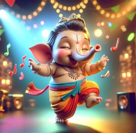 Shri Ganesh Ji Cute Cartoon Images {Best Of 100+} - Wishes143.com in ...