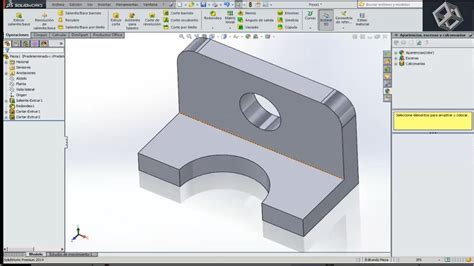 Soporte De Rodamiento En Solidworks 2014 YouTube