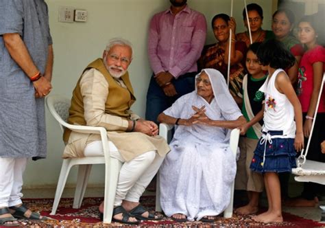 PHOTOS: Narendra Modi meets mother after landslide victory | The Indian ...