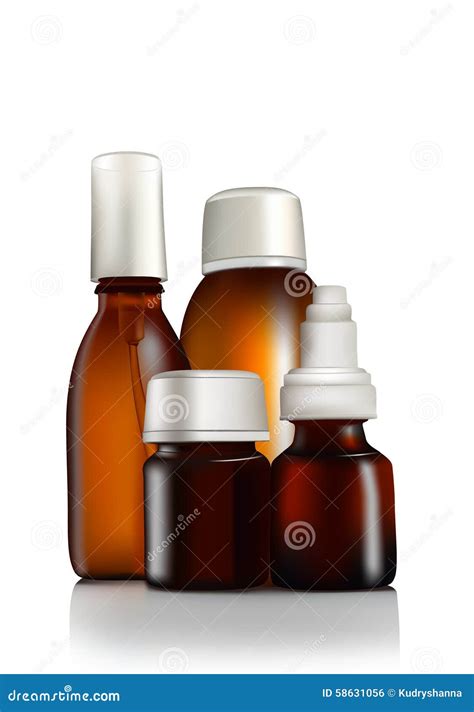 Phiolen Medizin stock abbildung. Illustration von medizinisch - 58631056