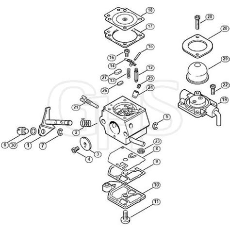 Genuine Stihl Fs75 O Carburetor C1q S45 16 2001 Ghs