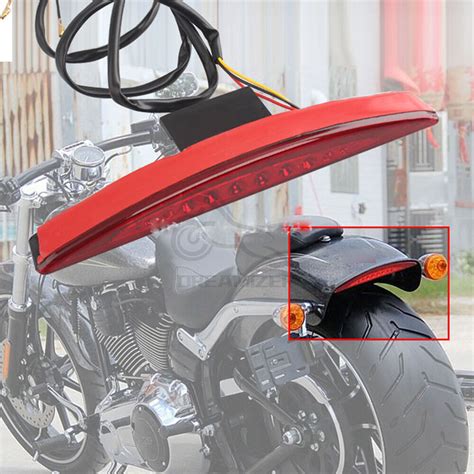 Led Rear Fender Tip Brake Tail Light Red For Harley Breakout Fxsb 2013 2017 Ebay