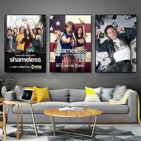 Shameless Tv Series Film Posters And Prints Wall Pictures For Living Room Vintage Poster