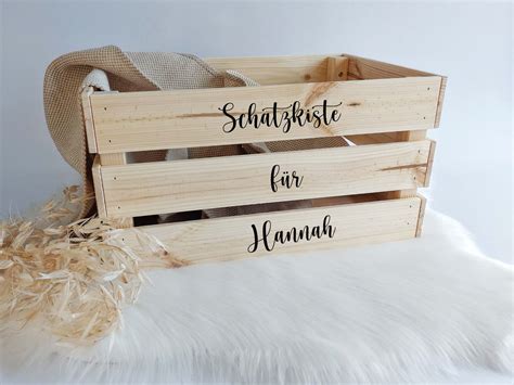 Personalisierte Holz Kiste Mit Namen Zum Selbst Bef Llen