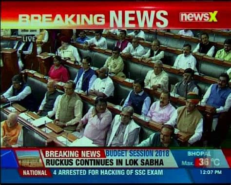 Lok Sabha Adjourned Amid Ruckus Opposition Raises Slogans In Ls