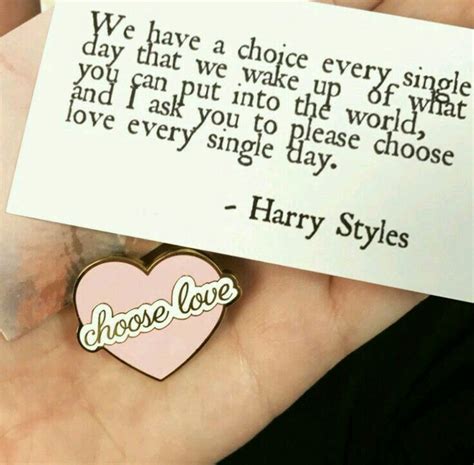 Choose Love Harry Styles Frases Inspiradoras Frases Bonitas De Amor