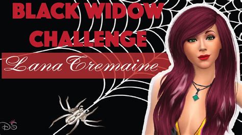 Create A Sim Lana Tremaine Black Widow Challenge YouTube