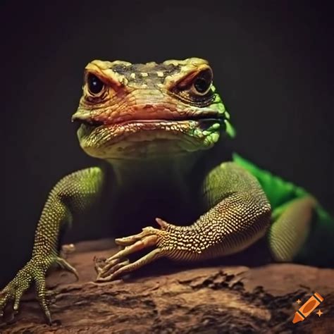 Image Of A Scary Lizard On Craiyon