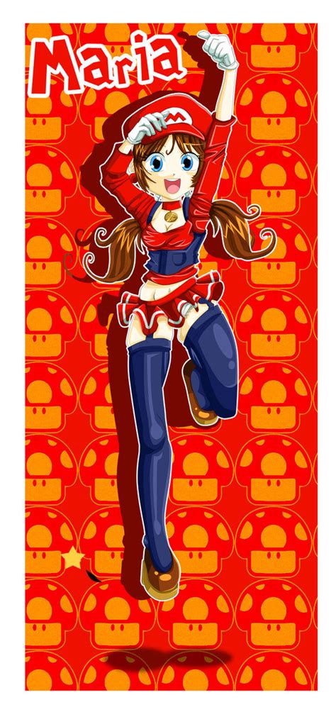 Female Mario By Luna Akari On Deviantart