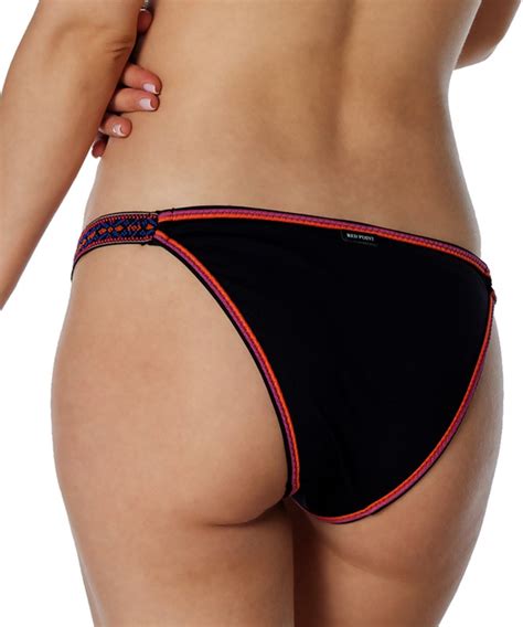 Bikini Red Point Braguita Lisa Con Detalle Bordado Tienda Azulik