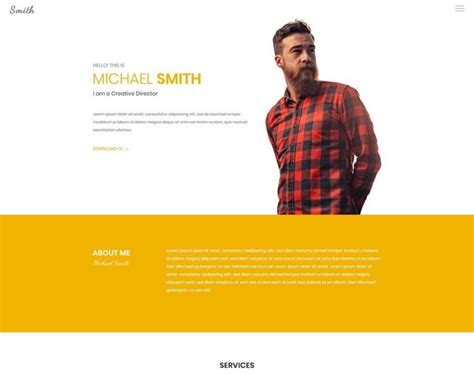 Popular Html Resume Cv Website Templates Colorlib