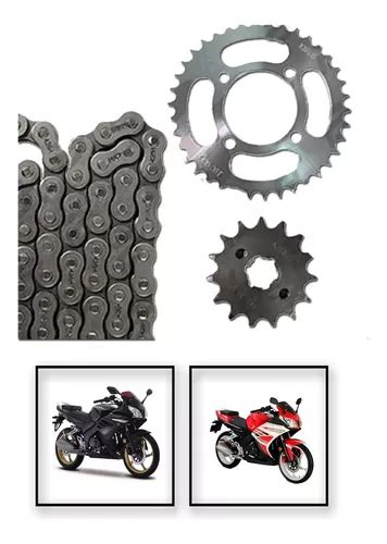 Kit De Sprocket Kiirus Cad Ref Italika Rt 200 15 21 Rmb Envío gratis