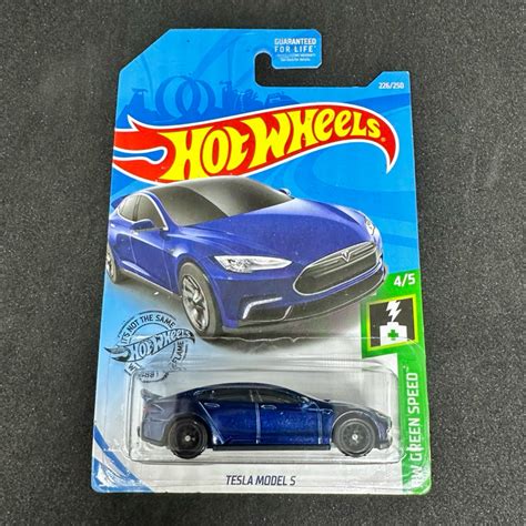 Jual Hot Wheels Tesla Model S HW Green Speed Super Treasure Hunt STH THS Biru Shopee Indonesia