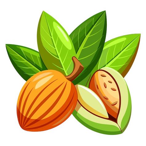 Premium Vector Almond Vector Illustration Or Icon