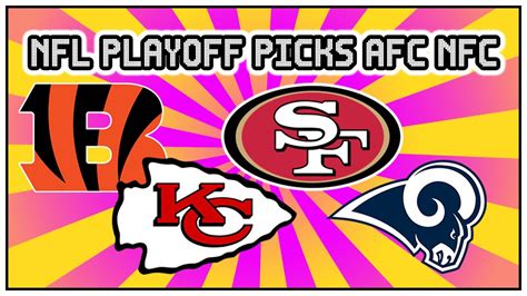 NFL Playoff Picks AFC & NFC Championship Games 2021-2022 Against The ...