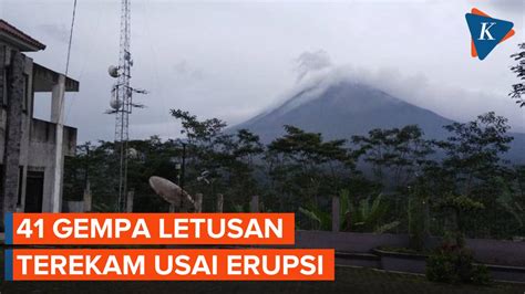 Usai Erupsi Gunung Semeru Alami 41 Kali Gempa Letusan Kompascom Vidio