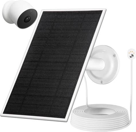 Amazon V W Solar Panel For Google Nest Cam Outdoor Or Indoor