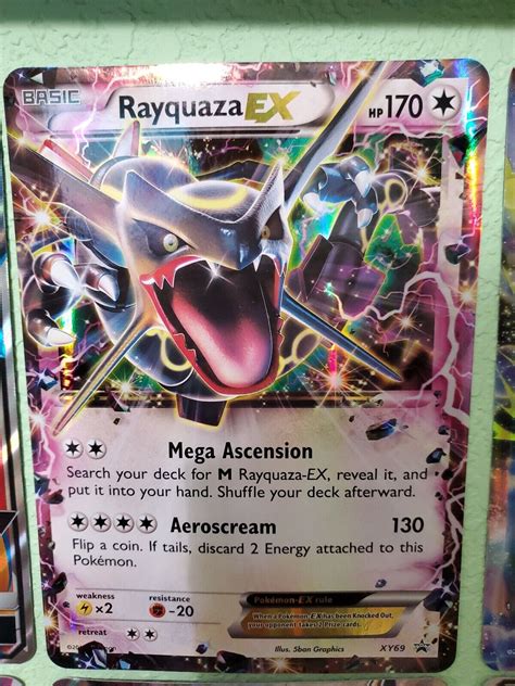 Mavin Rayquaza Ex Pokemon Oversized Card Holofoil