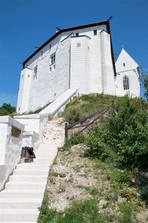 Castle Fuzer on Hilltop in Hungary Stock Image - Image of castle, trees ...