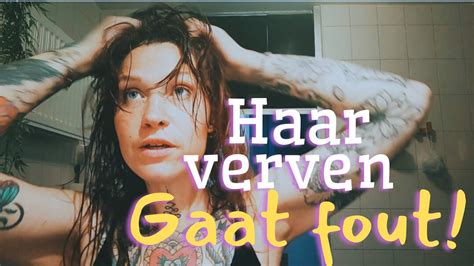 Haarverf Van De Kruidvat Gaat Fout 😂 Youtube