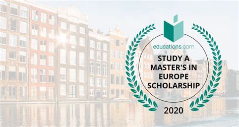 Finalists & Winner of the 2020 Study a Master's in Europe Scholarship