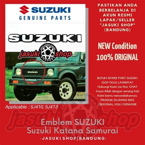 Jual Front Grille Emblem Emblim Logo Suzuki Grill Gril Suzuki Jimny