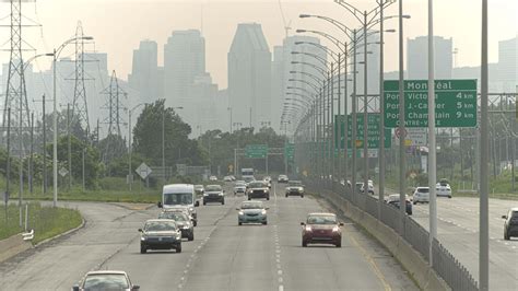 Des avertissements de smog sont toujours en vigueur au Québec Feux de