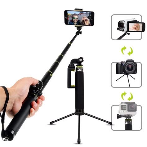 Mini Bluetooth Selfie Stick Foldable Tripod Remote Monopod For Ios