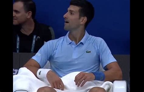 No se dio cuenta Djokovic se olvida el marcador y tiene una reacción