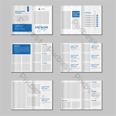 catalog brochure tempate design   pages product catalogue layout