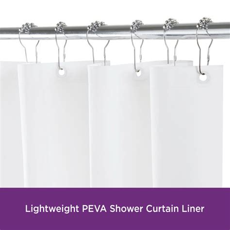 Wayfair Basics® Peva Solid Color Single Shower Liner And Reviews Wayfair