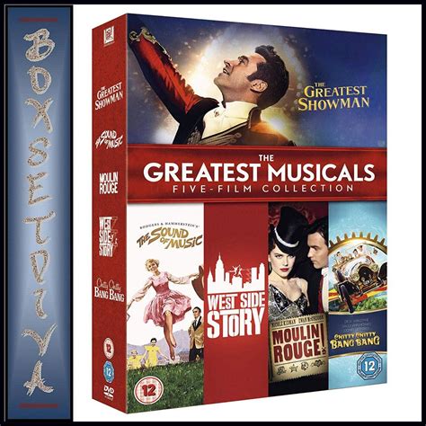 The Greatest Musicals 5 Film Collection Brand New Dvd Boxset Ebay