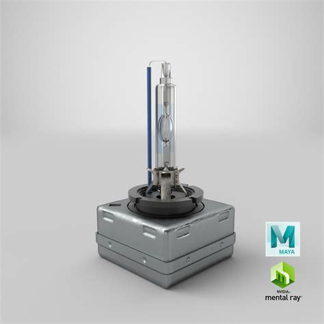 Philips Xenstart D1S Xenon Bulb 3D Model $39 - .3ds .blend .c4d .fbx
