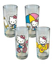 Hello Kitty Drinking Glass 4 Pack Hello Kitty Clothes Hello Kitty Hello Kitty Collection