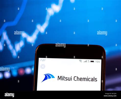 In This Photo Illustration The Mitsui Chemicals Logo Is Seen Displayed