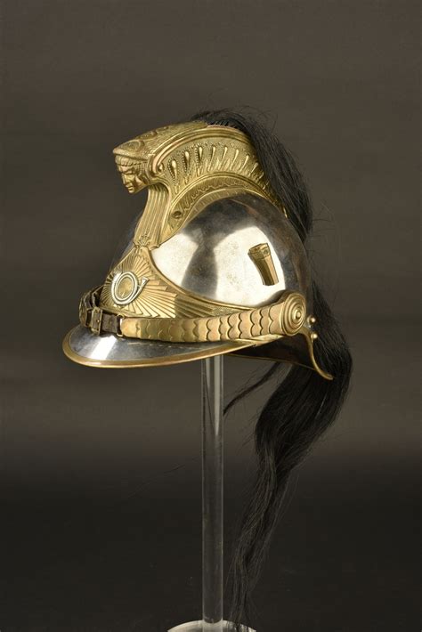 Casque De Chasseur Cheval De La Maison Siraudin Aiolfi G B R