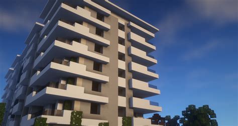 Modern Apartment Building 3 Minecraft Map