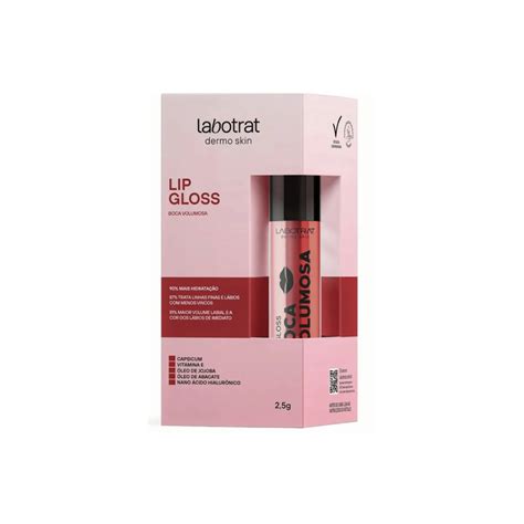 Gloss Hidrata A Boca - Lip Gloss Boca Volumosa Hidrata Labial Brilho Labotrat 2,5g | Shopee Brasil