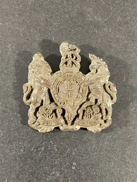 WW2 BRITISH ARMY General Service Corps War Economy Plastic Cap Badge